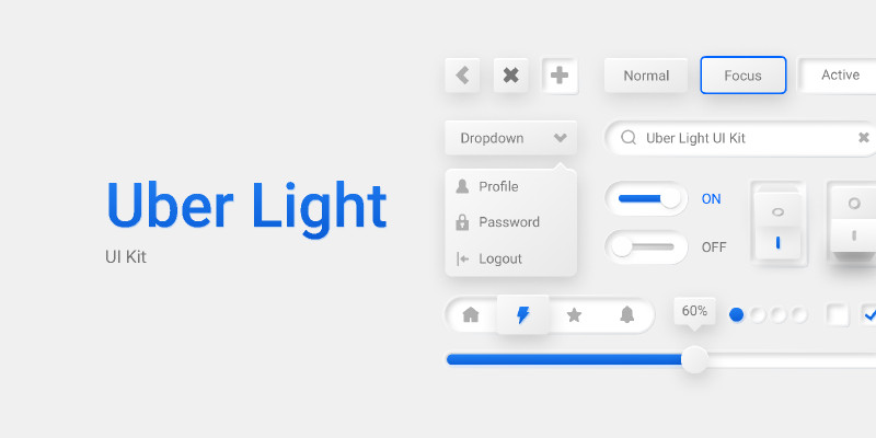 Uber Light UI Kit Figma