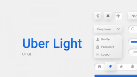 Uber Light UI Kit Figma