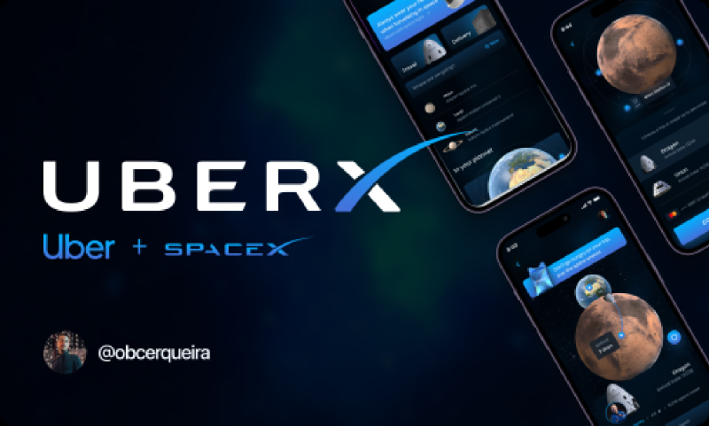 UberX - Uber x SpaceX Mobile Template