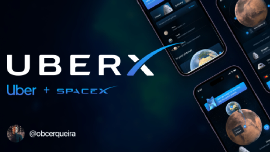 UberX - Uber x SpaceX Mobile Template