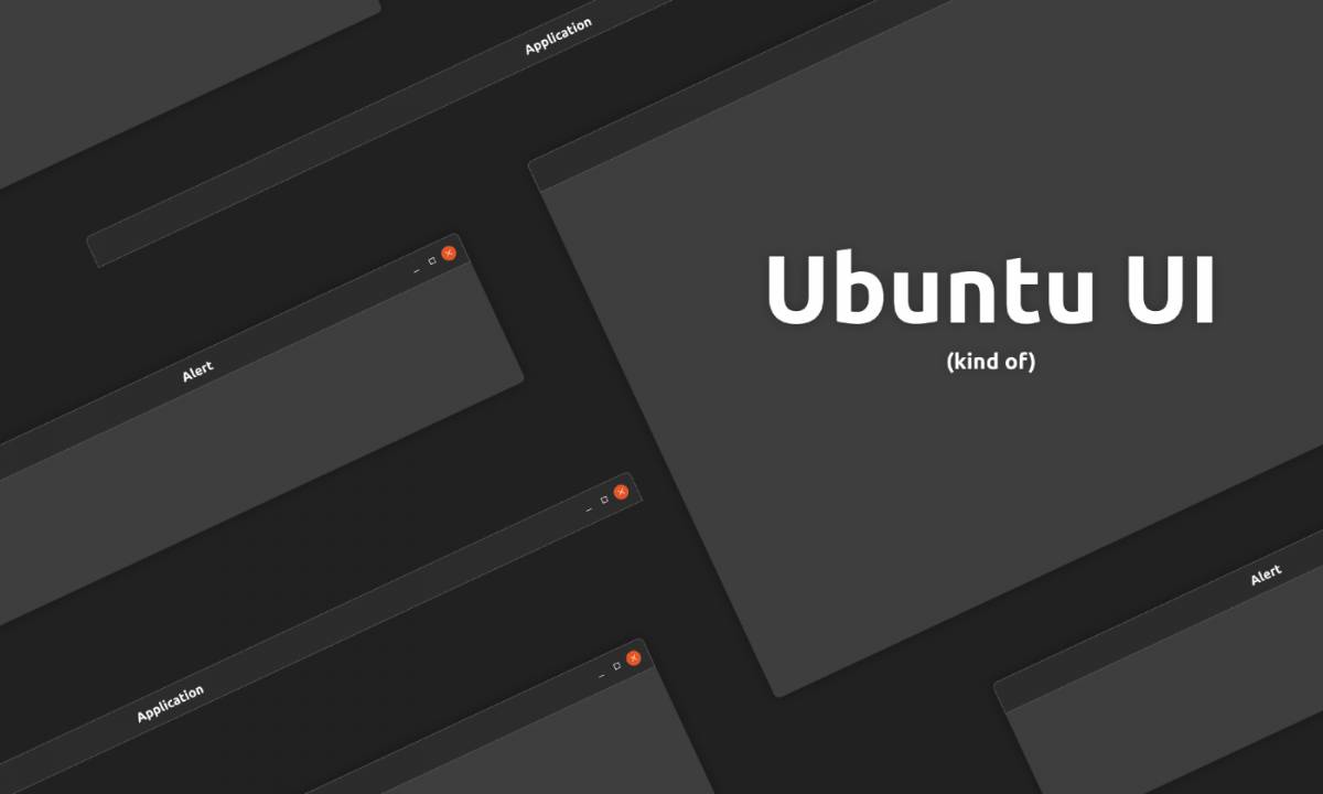 Ubuntu UI Figma Free Template