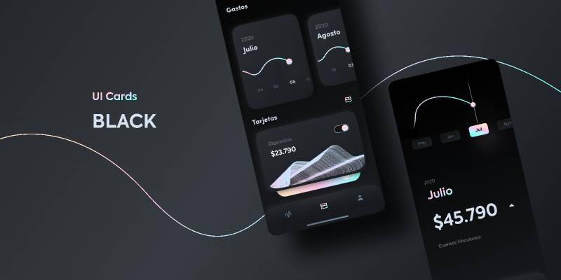 UI Black Pay Figma