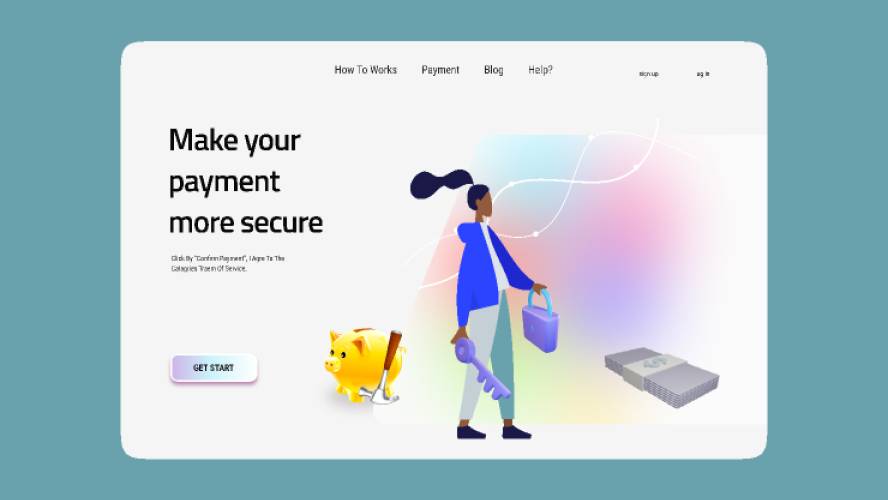 UI Design Payment Page Figma Website Template