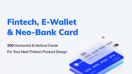 Ui freebie NomiCard E-Wallet & Neo-Bank Card figma
