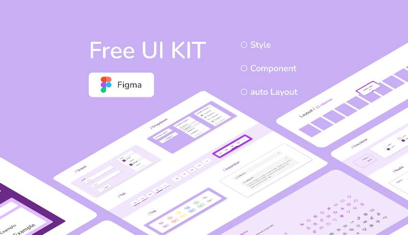 UI kit for web figma template