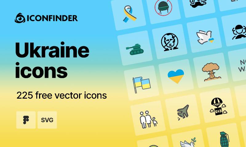 Ukraine icons Figma Template