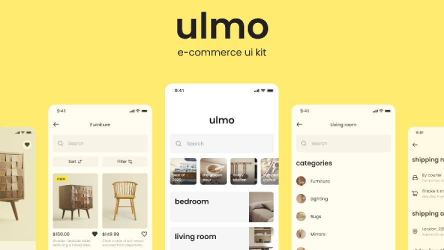 Ulmo E-Commerce Figma UI kit