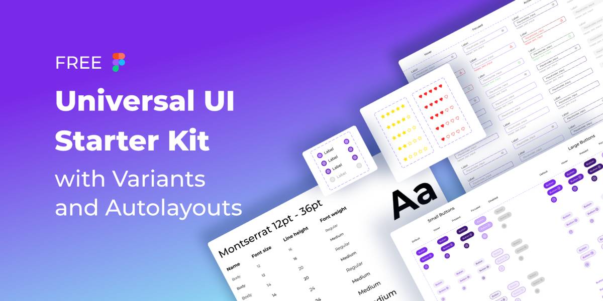 Universal UI Starter Kit Figma Template