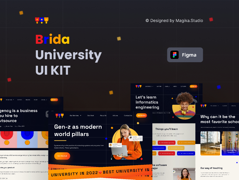 University UI KIT Figma Template