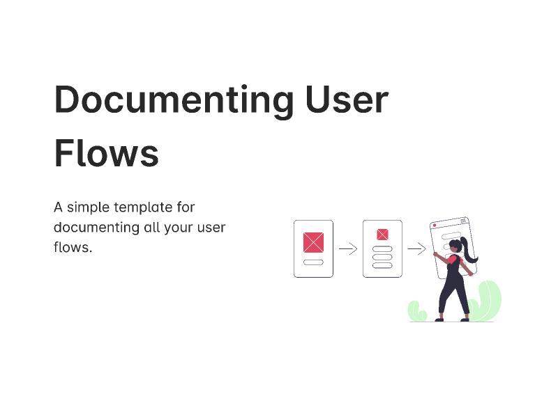 User flows - Documentation Template figma