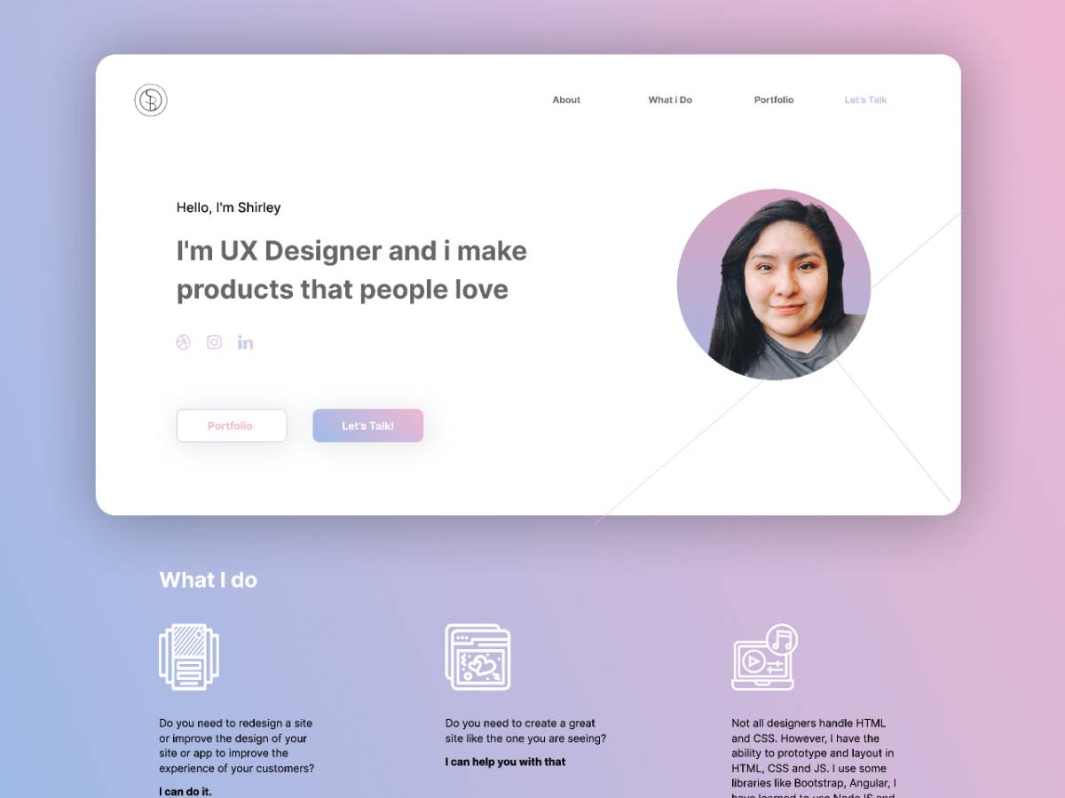 UX Portfolio Figma Template