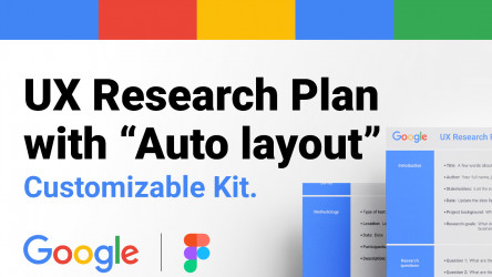 UX Research Plan with "Figma Auto layout"
