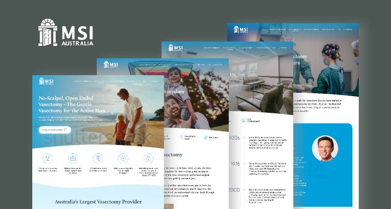 Vasectomy Provider Company - Figma Website Template