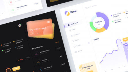 Verse - Payment Dashboard UI Kit Design