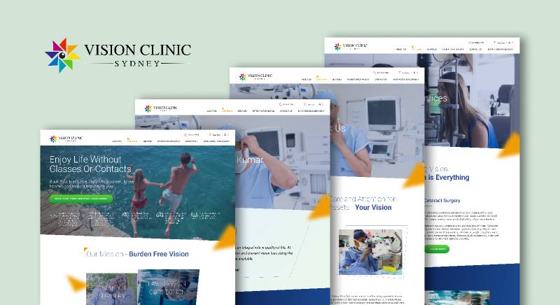 Vision Clinic Figma Website Template