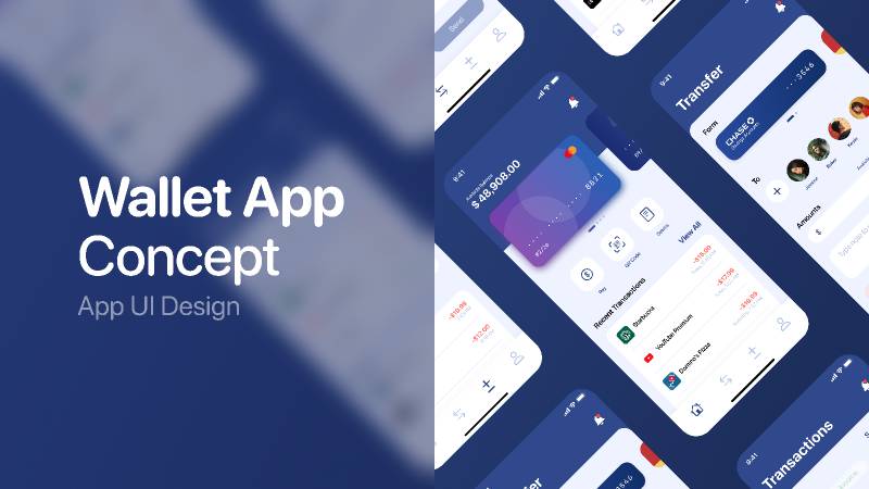 Wallet App - Figma Mobile Template