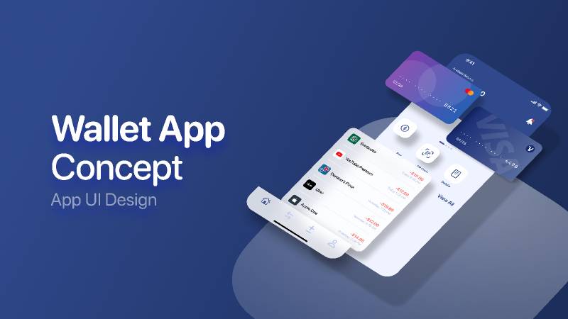 Wallet App Concept figma design