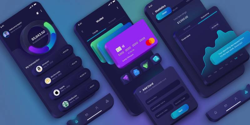 Wallet App Design Figma Mobile Template