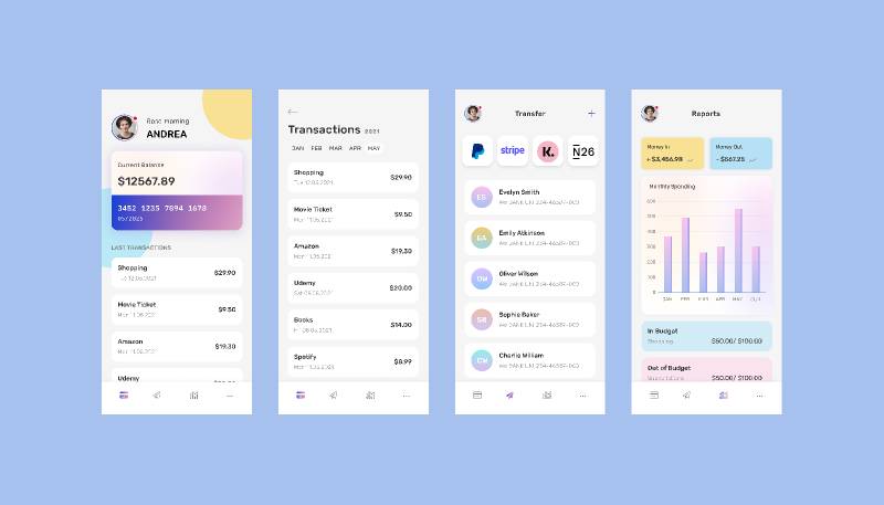 Wallet App Figma Mobile Template