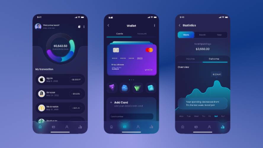 Wallet App Figma Mobile Template