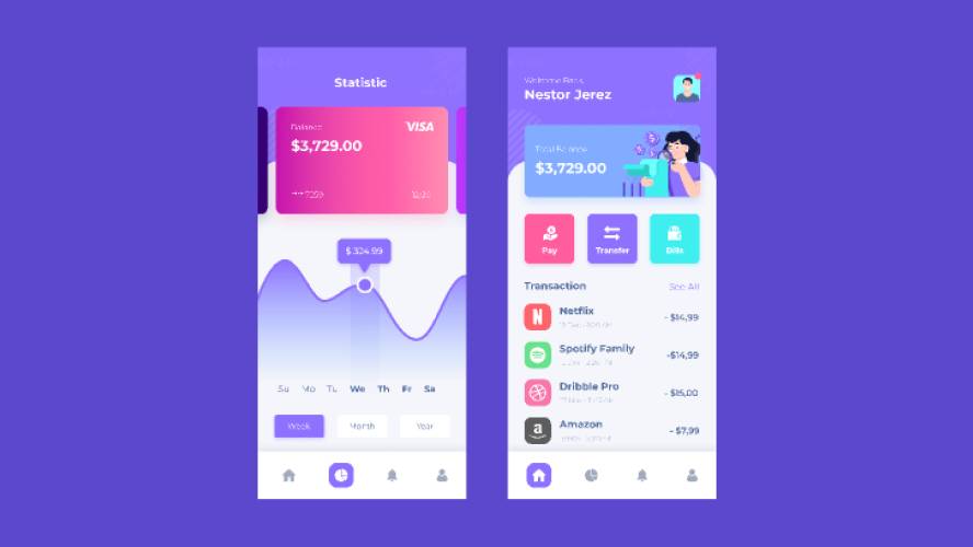 Wallet App Figma Mobile Template