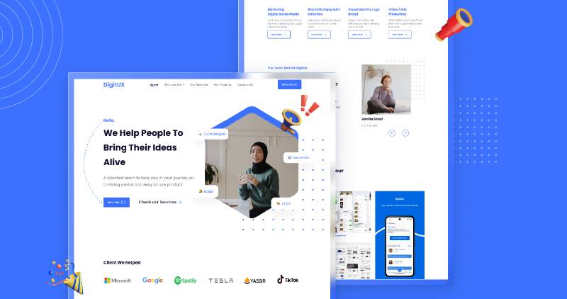 Web agency Portfolio Figma Template