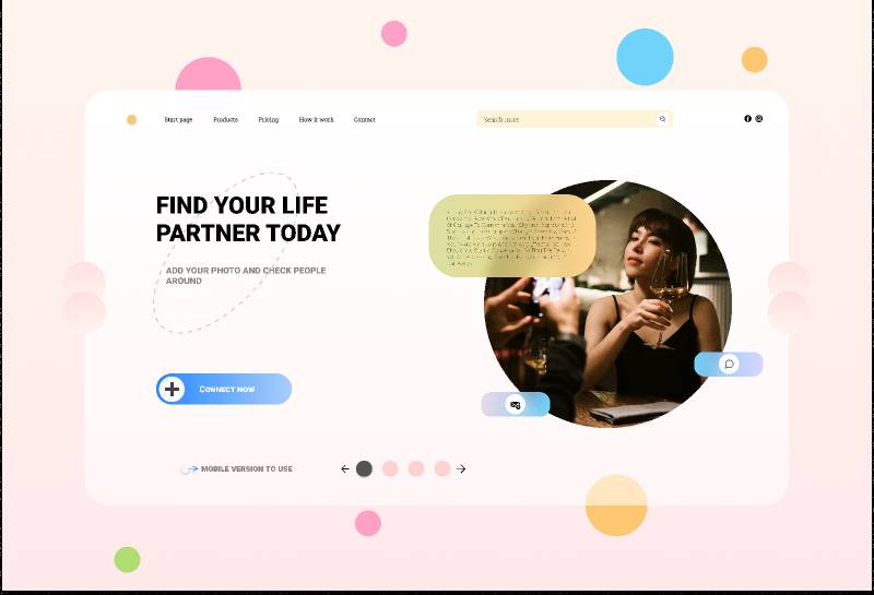 Web design dashboard Figma Template