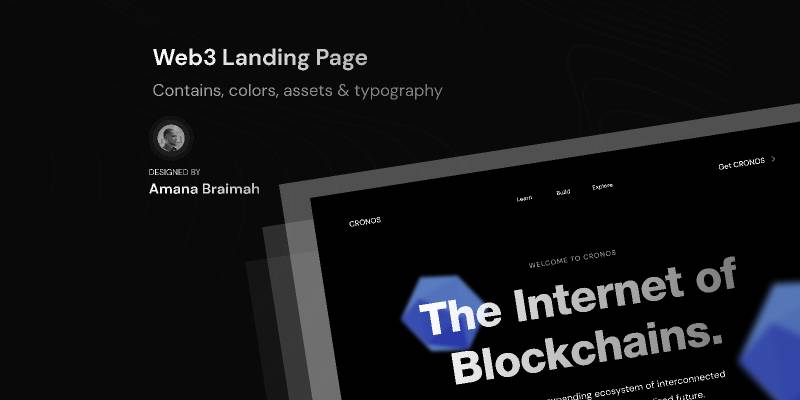 Web3 Landing Page Figma Template