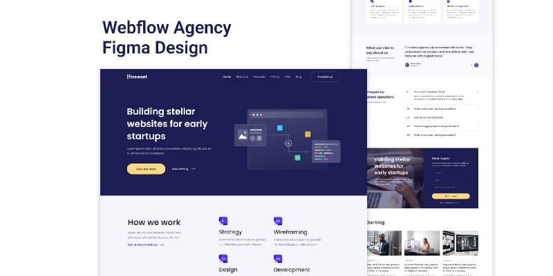 Webflow Agency Figma Design