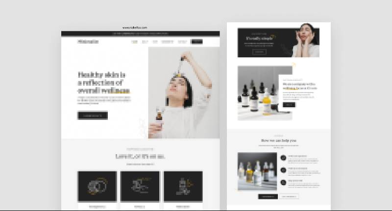 Website - Minimalist Figma Free Download