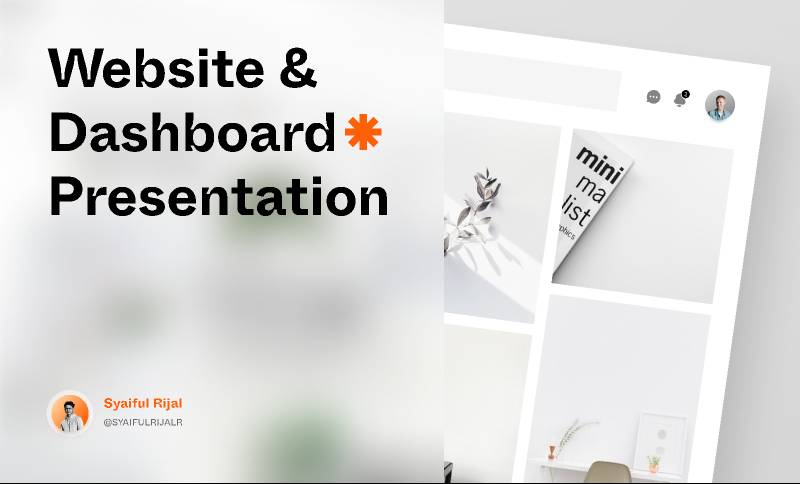 Website and Dashboard Presentation Figma Template