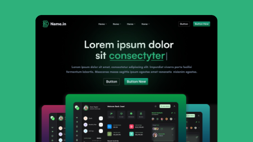 Website UI Sample Figma Free Download