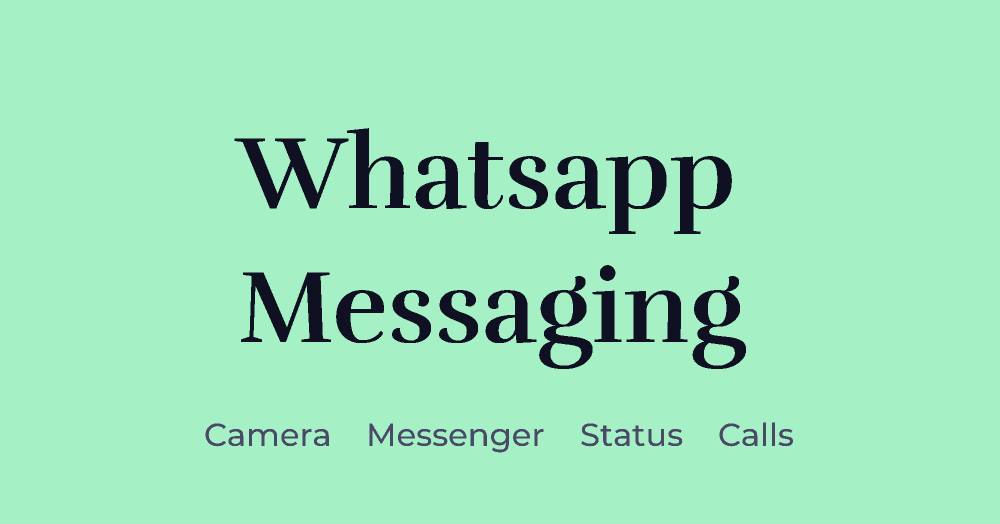 WhatsApp Messaging Figma Template