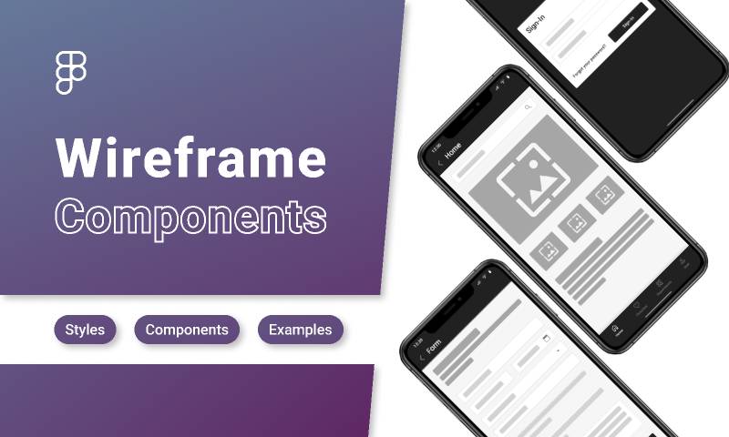 Wireframe Components Figma Ui Kit