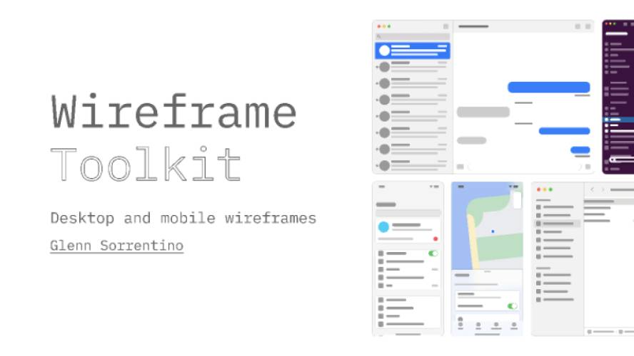 Wireframe Toolkit Desktop And Mobile Wireframe