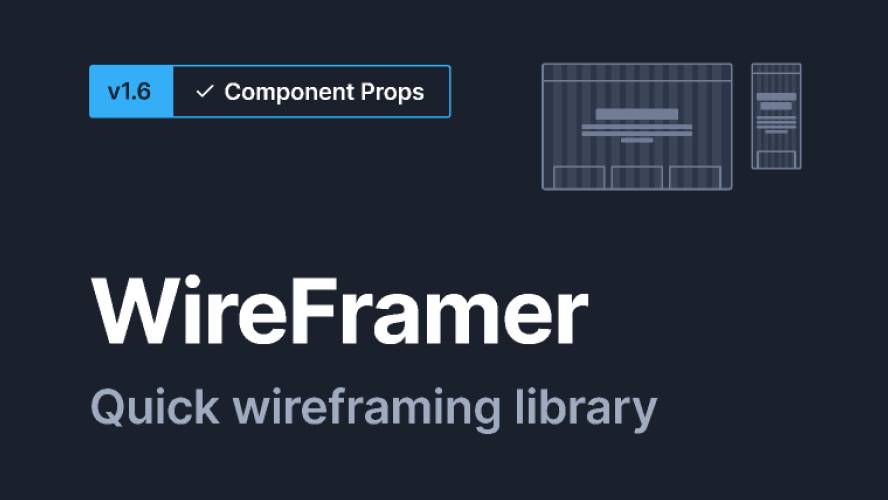 WireFramer – Quick wireframing library figma free ui kit