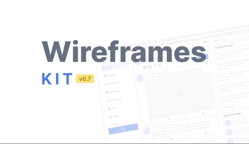 Wireframes kit - Free