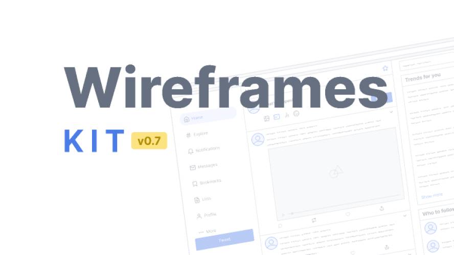 Wireframes kit - Free