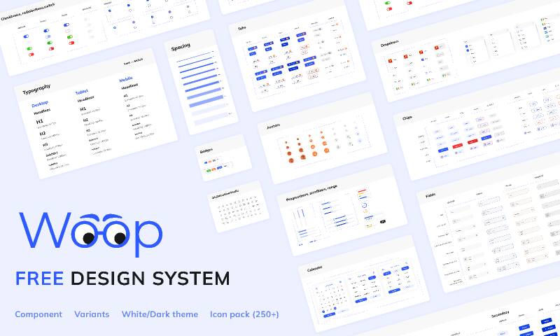 Woop free design system figma template
