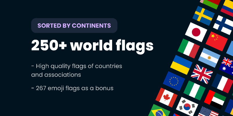 World Flags Figma Template