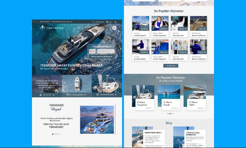 Yacht Figma Website Template