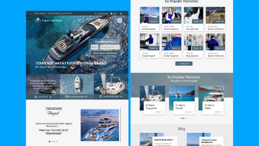 Yacht Figma Website Template