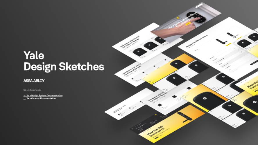 Yale Design Sketches Figma Website Template