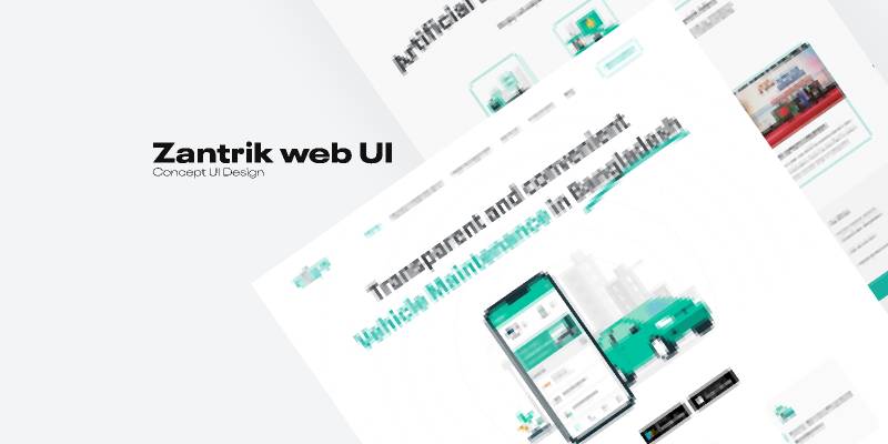 Zankrik Web UI Redesign Figma Website Template