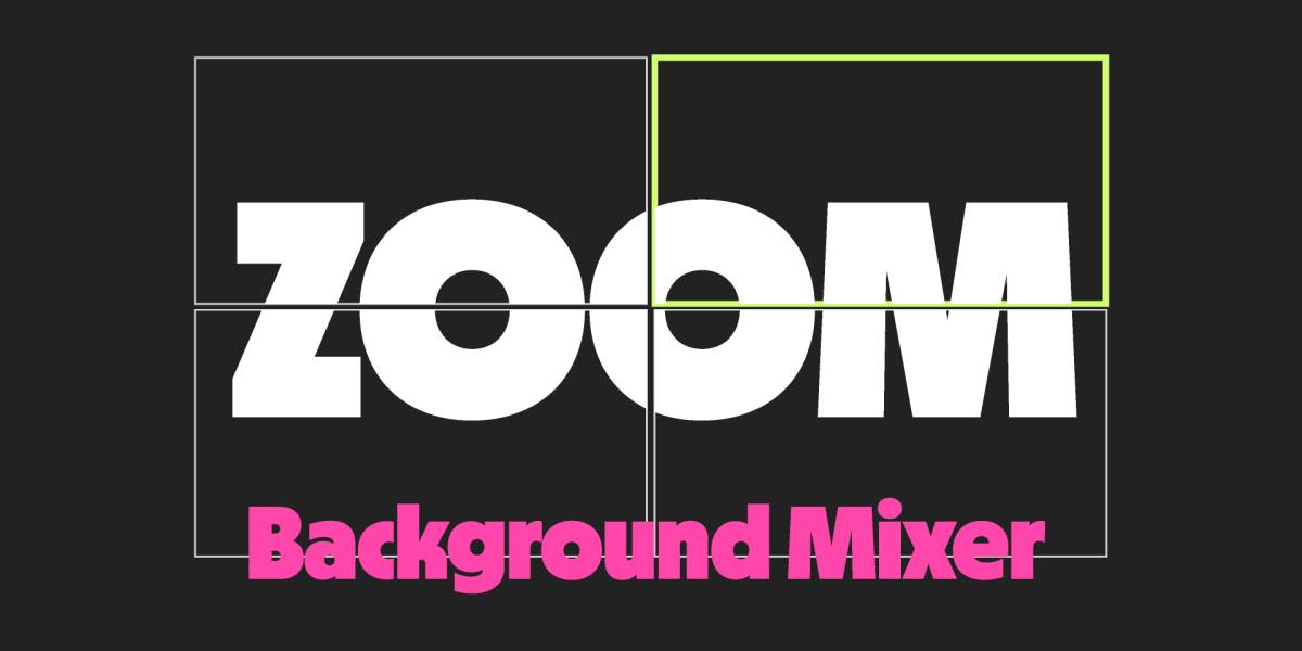 Zoom Background Mixer figma free